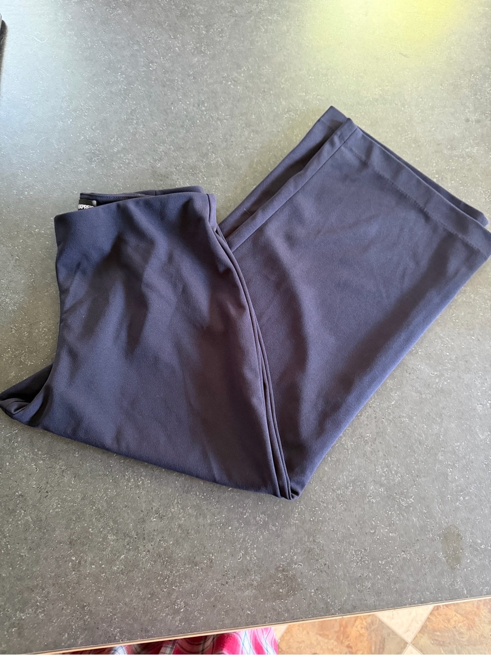 Express Women’s High Rise Trouser Pants Medium Navy Blue 25” Inseam